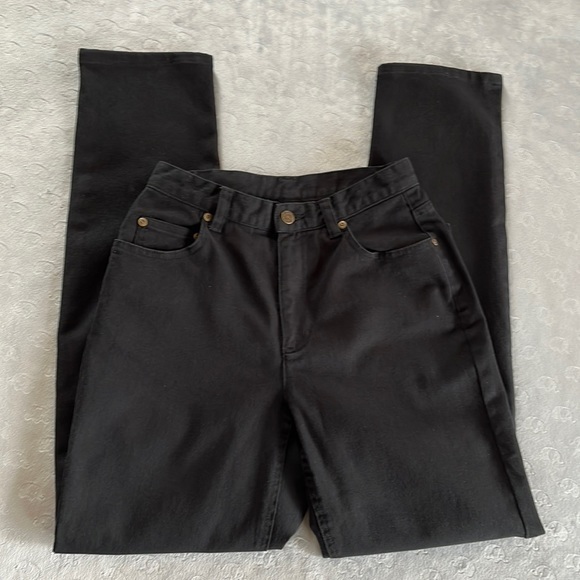 Liz Claiborne Denim - Lizwear High‎ Rise Mom Black Denim Jean Size 4